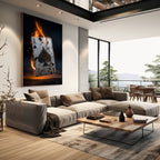 Quadro Decorativo Ás de Espadas Dramático