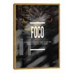 Quadro Decorativo Motivacional Foco - Inspire Seu Ambiente com Estilo