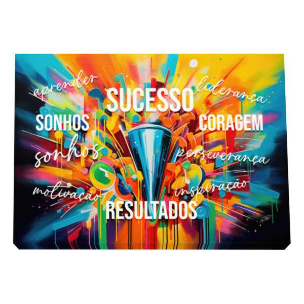Quadro Decorativo Sucesso Motivacional: Inspire-se!