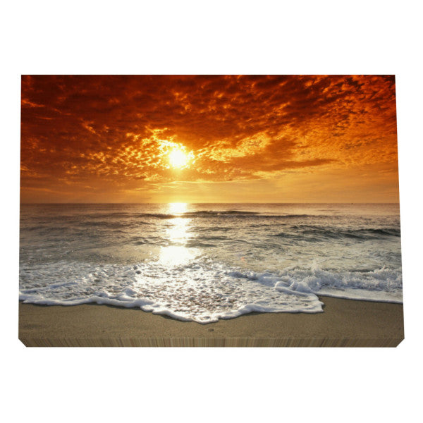 Quadro Decorativo Mar ao Pôr do Sol: Beleza Serena