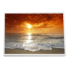 Quadro Decorativo Mar ao Pôr do Sol: Beleza Serena