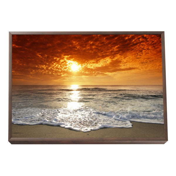 Quadro Decorativo Mar ao Pôr do Sol: Beleza Serena