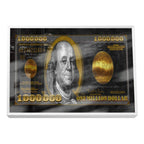 Quadro Decorativo Inspiração de Riqueza - 1 Milhão dólares