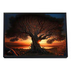 Quadro Decorativo Tranquilidade ao Anoitecer: Refúgio Sereno