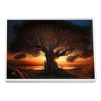 Quadro Decorativo Tranquilidade ao Anoitecer: Refúgio Sereno