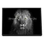 Quadro Decorativo Olhar do Rei: Majestade Animal em Sua Sala