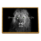 Quadro Decorativo Olhar do Rei: Majestade Animal em Sua Sala