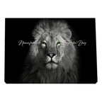 Quadro Decorativo Olhar do Rei: Majestade Animal em Sua Sala