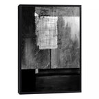 Quadro Decorativo: Elegância Monocromática Abstrata
