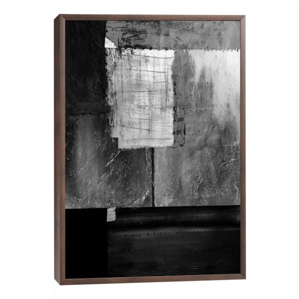 Quadro Decorativo: Elegância Monocromática Abstrata