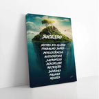 Quadro Decorativo Ilha do Sucesso - Captura Seus Sonhos