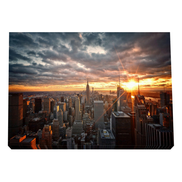 Quadro Decorativo Crepúsculo Urbano de Nova Iorque