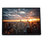 Quadro Decorativo Crepúsculo Urbano de Nova Iorque