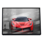 Quadro Decorativo Carro Vermelho: Velocidade e Estilo