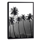 Quadro Decorativo Silhuetas Tropicais: Impacto Visual Único