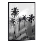 Quadro Decorativo Silhuetas Tropicais: Impacto Visual Único