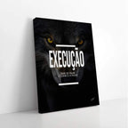 Quadro Decorativo Motivacional 'Execução' - Estilo Moderno para Sua Casa