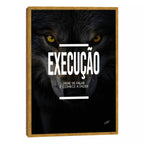Quadro Decorativo Motivacional 'Execução' - Estilo Moderno para Sua Casa