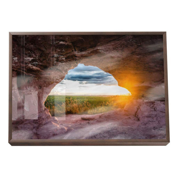 Quadro Decorativo Caverna ao Amanhecer: Ilumine seu Lar