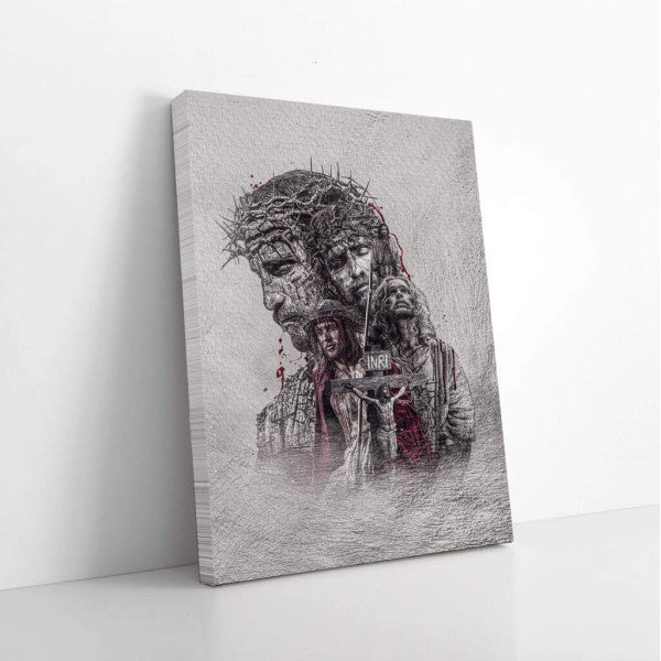 Quadro Decorativo: Visão Inspiradora de Jesus na Cruz