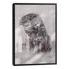 Quadro Decorativo: Visão Inspiradora de Jesus na Cruz