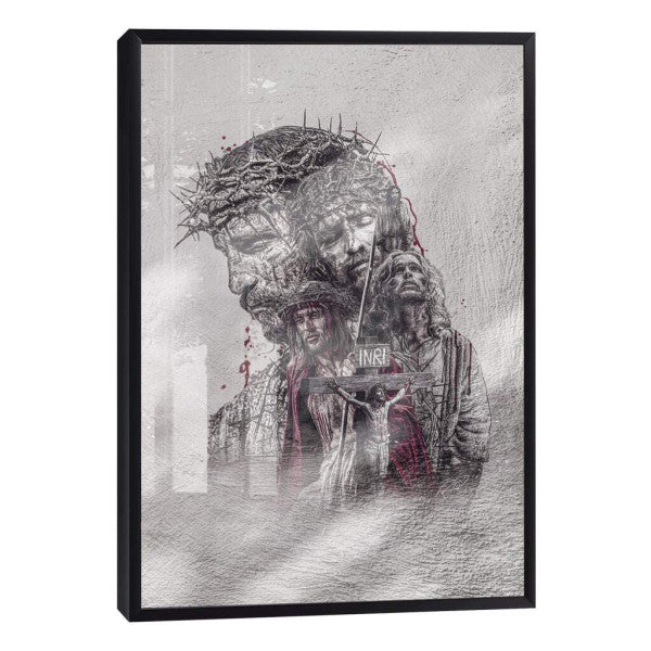 Quadro Decorativo: Visão Inspiradora de Jesus na Cruz