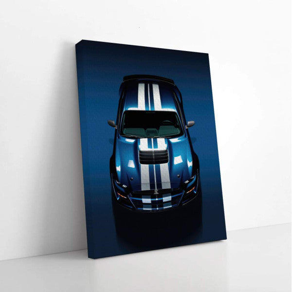 Quadro Decorativo Mustang Shelby GT500 - Beleza Clássica