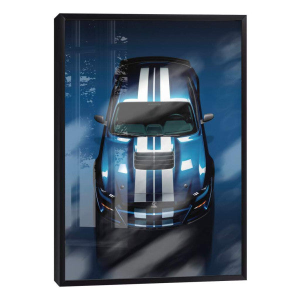 Quadro Decorativo Mustang Shelby GT500 - Beleza Clássica