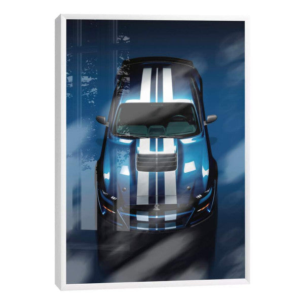 Quadro Decorativo Mustang Shelby GT500 - Beleza Clássica