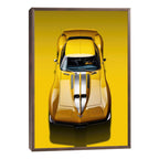 Quadro Decorativo Carro Corvette - Arte Moderno para Transformar Seu Ambiente