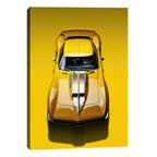 Quadro Decorativo Carro Corvette - Arte Moderno para Transformar Seu Ambiente