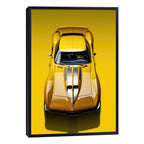 Quadro Decorativo Carro Corvette - Arte Moderno para Transformar Seu Ambiente