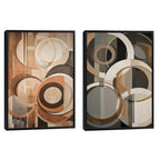 Quadro Decorativo: Abstração Terrosa - Beleza Singular