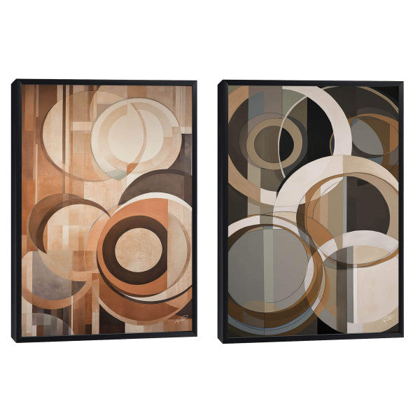 Quadro Decorativo: Abstração Terrosa - Beleza Singular