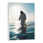 Quadro Decorativo Jesus Sobre as Águas