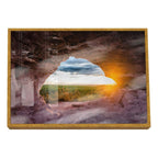 Quadro Decorativo Caverna ao Amanhecer: Ilumine seu Lar