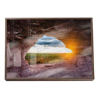 Quadro Decorativo Caverna ao Amanhecer: Ilumine seu Lar