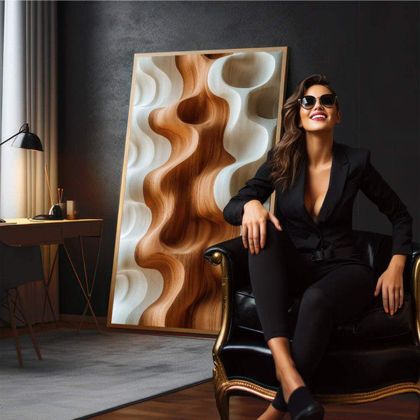 Quadro Decorativo Minimalista Fluido