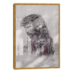 Quadro Decorativo: Visão Inspiradora de Jesus na Cruz