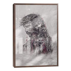 Quadro Decorativo: Visão Inspiradora de Jesus na Cruz