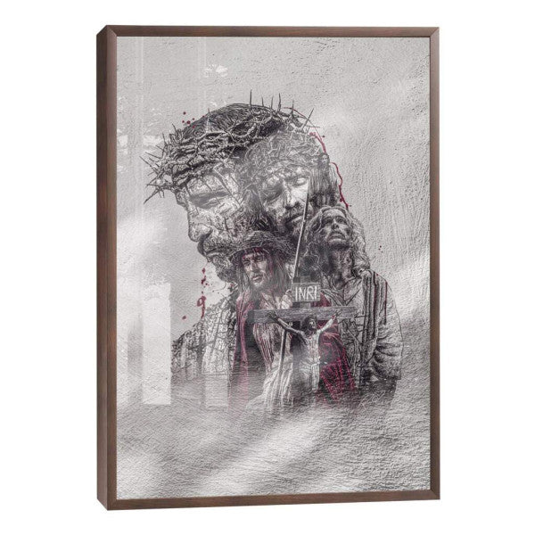 Quadro Decorativo: Visão Inspiradora de Jesus na Cruz