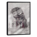 Quadro Decorativo: Visão Inspiradora de Jesus na Cruz