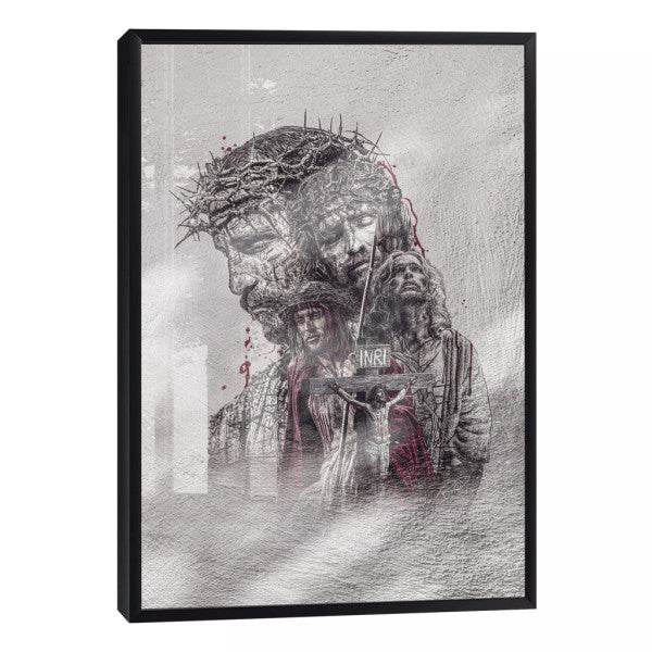 Quadro Decorativo: Visão Inspiradora de Jesus na Cruz
