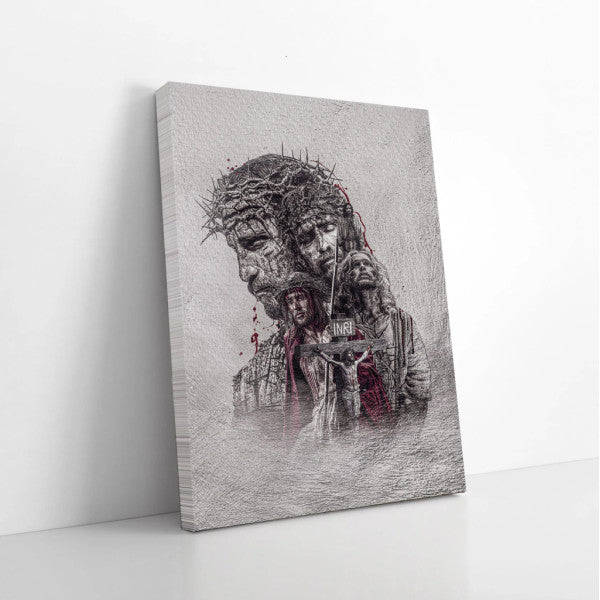 Quadro Decorativo: Visão Inspiradora de Jesus na Cruz