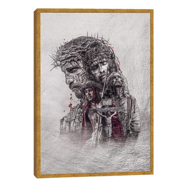 Quadro Decorativo: Visão Inspiradora de Jesus na Cruz