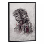 Quadro Decorativo: Visão Inspiradora de Jesus na Cruz