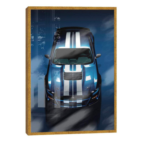 Quadro Decorativo Mustang Shelby GT500 - Beleza Clássica