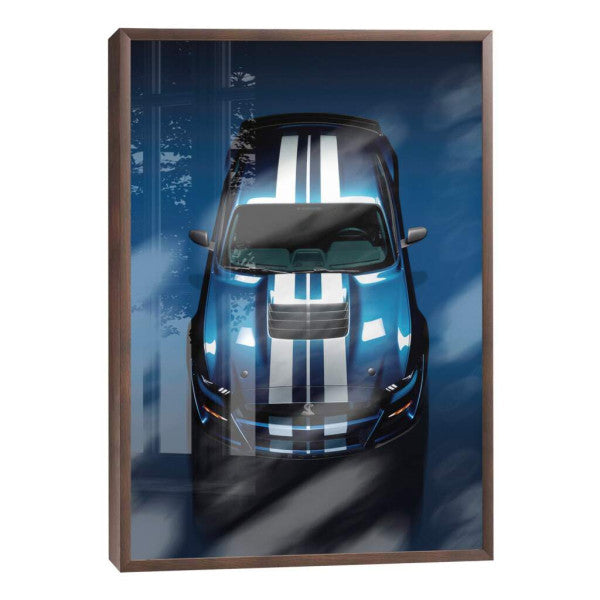 Quadro Decorativo Mustang Shelby GT500 - Beleza Clássica