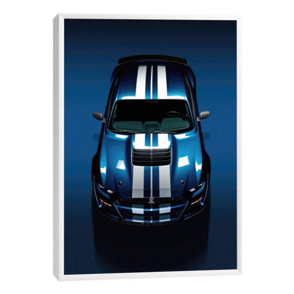 Quadro Decorativo Mustang Shelby GT500 - Beleza Clássica