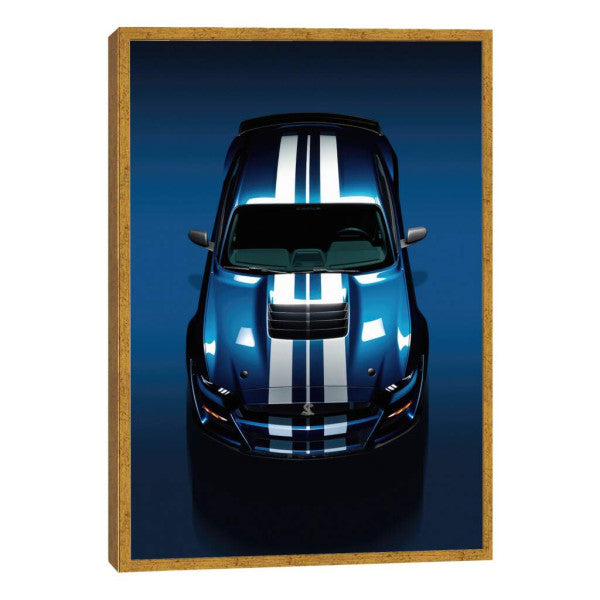 Quadro Decorativo Mustang Shelby GT500 - Beleza Clássica